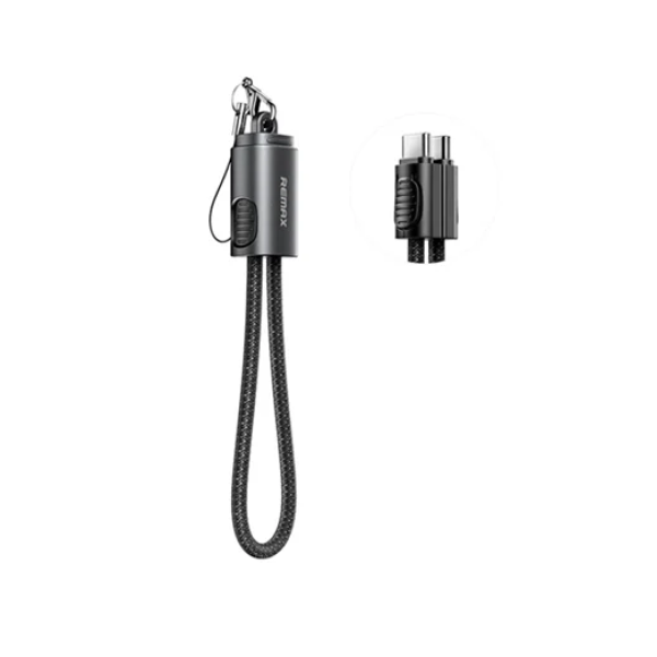 Καλώδιο γρήγορης φόρτισης 65W Type-C to Type-C Remax C6 μαύρο