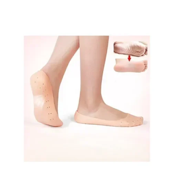 Καλτσάκι σιλικόνης σετ 2 τεμάχια - Silicone Smiling Foot One Size