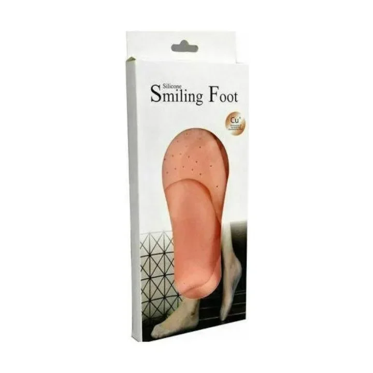 Καλτσάκι σιλικόνης σετ 2 τεμάχια - Silicone Smiling Foot One Size - Image 4