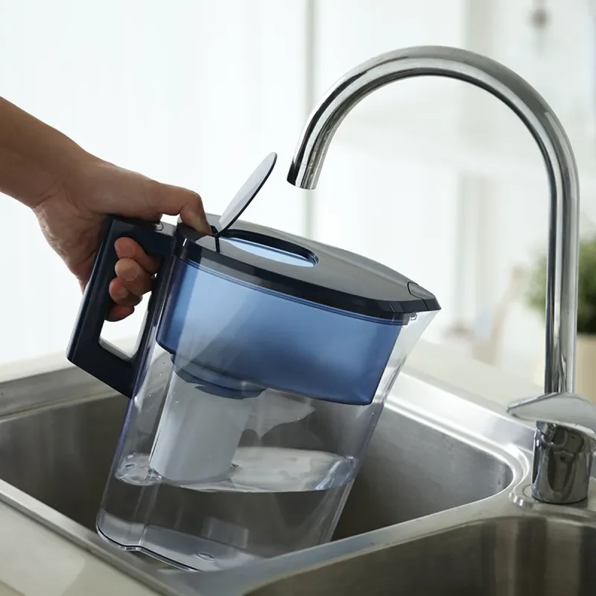 Κανάτα Φίλτρου Νερού 3.5L Με Χρονοδιακόπτη Και Ανταλλακτικό Φίλτρο Hoomei HM-6578B