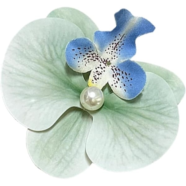 Κλιπ Μαλλιών Ορχιδέα 7.5cm 86050 Πράσινο