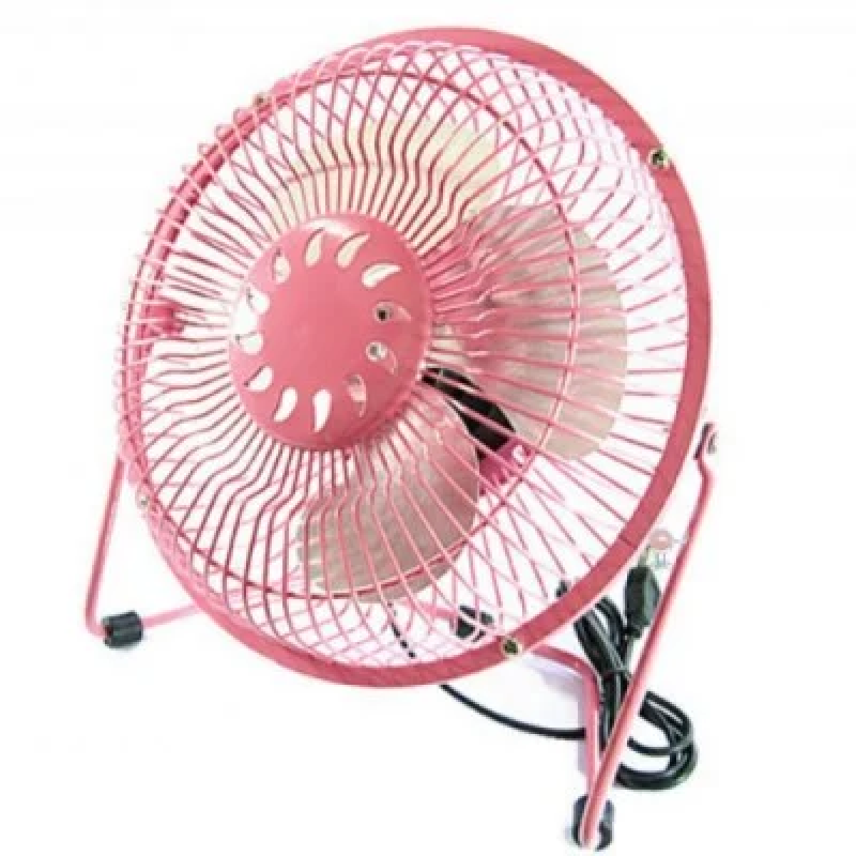 Kmt Style Mini Επιτραπέζιος Ανεμιστήρας USB 19cm 9049574 Ροζ
