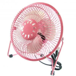 Kmt Style Mini Επιτραπέζιος Ανεμιστήρας USB 19cm 9049574 Ροζ