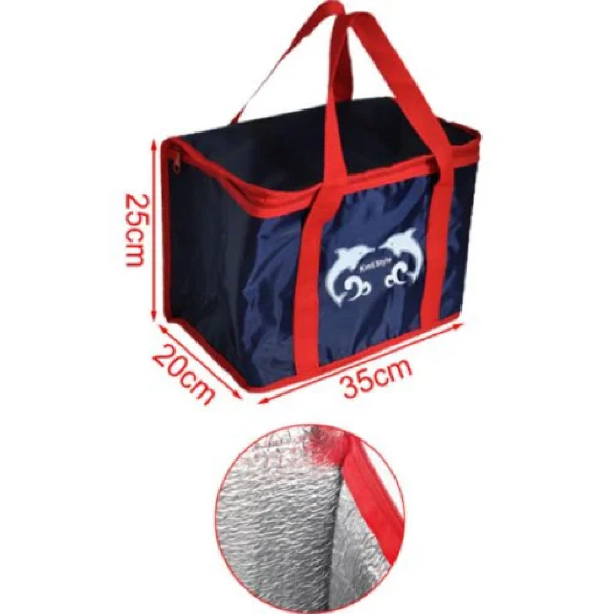 Kmt Style Τσάντα Ισοθερμική 18L 25x20x35cm με Ιμάντα 5201014