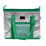 Kmt Style Τσάντα Ισοθερμική 20L 34x22x30cm με Φερμουάρ και Χερούλια 5201032 Πράσινη