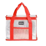 Kmt Style Τσάντα Ισοθερμική 26L 36x22x33cm με Φερμουάρ και Χερούλια 5201033 Κόκκινη