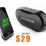 Koleer S-29 Ηχείο Bluetooth 5W με Ραδιόφωνο - Mαύρο