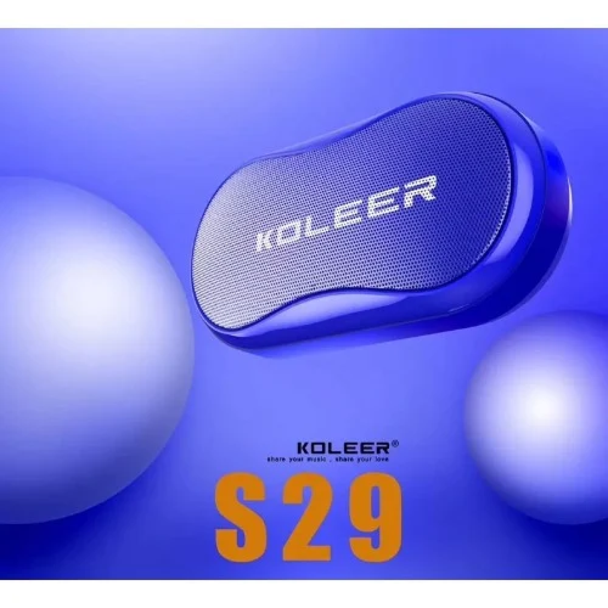 Koleer S-29 Ηχείο Bluetooth 5W με Ραδιόφωνο - Mαύρο