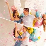 Κομφετί ''Girl or Boy'' με πεταλούδες 20g SDS-27101 ροζ - Image 3