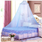 Κουνουπιέρα με Θόλο για Διπλό Κρεβάτι 60x260x800cm Μπλε P1014