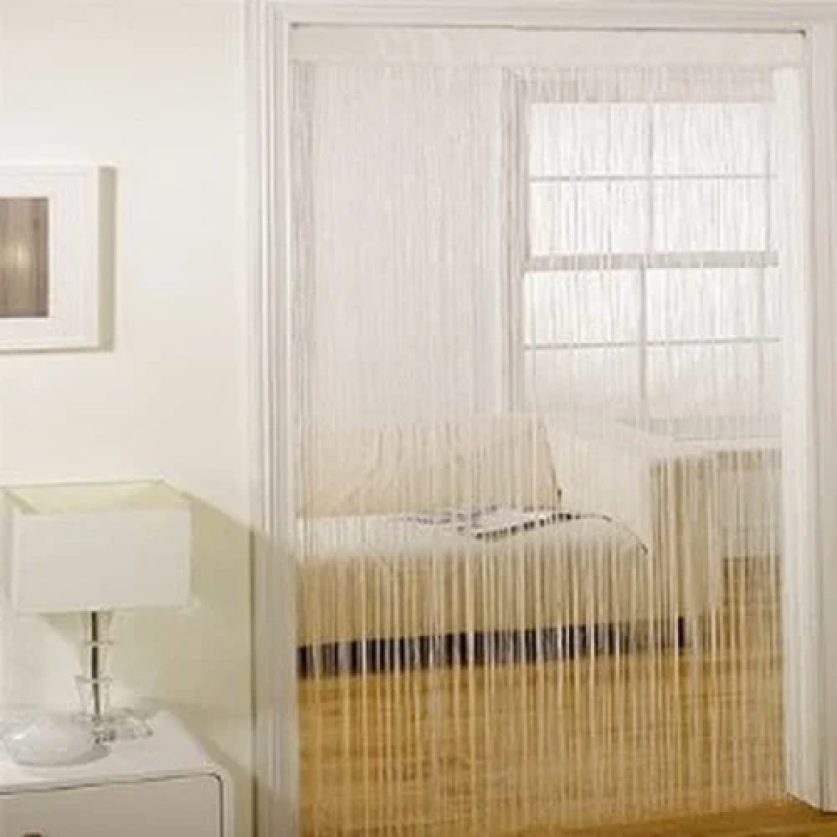 Κουρτίνα Πόρτας Με Κορδόνια 90x195cm Kmt Style 296460