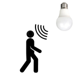 Λάμπα LED Με Αισθητήρα Κίνησης 9W 6500K E27 Universo A60H-9W-F