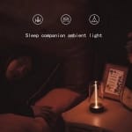 Led Επαναφορτιζόμενο Διακοσμητικό Φωτιστικό - Γκρι