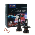 Led Λάμπες Αυτοκινήτου – Φορτηγού H4 12V-24V CANBUS 80W 6500K 8000LM 2 X 40W D9K-H4