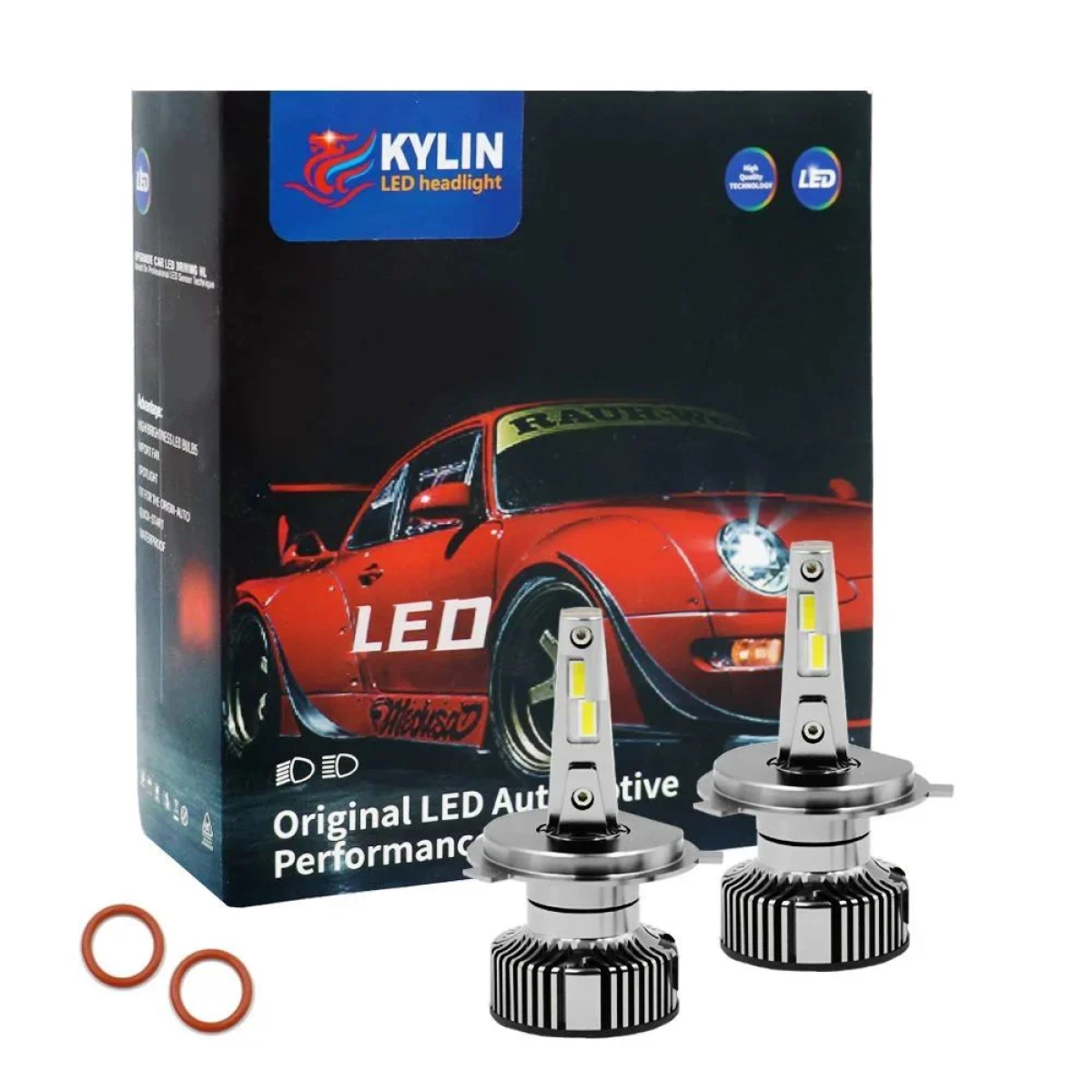 Led Λάμπες Αυτοκινήτου – Φορτηγού H4 12V-24V CANBUS 90W 6500K 8000LM 2 X 45W V13-H4