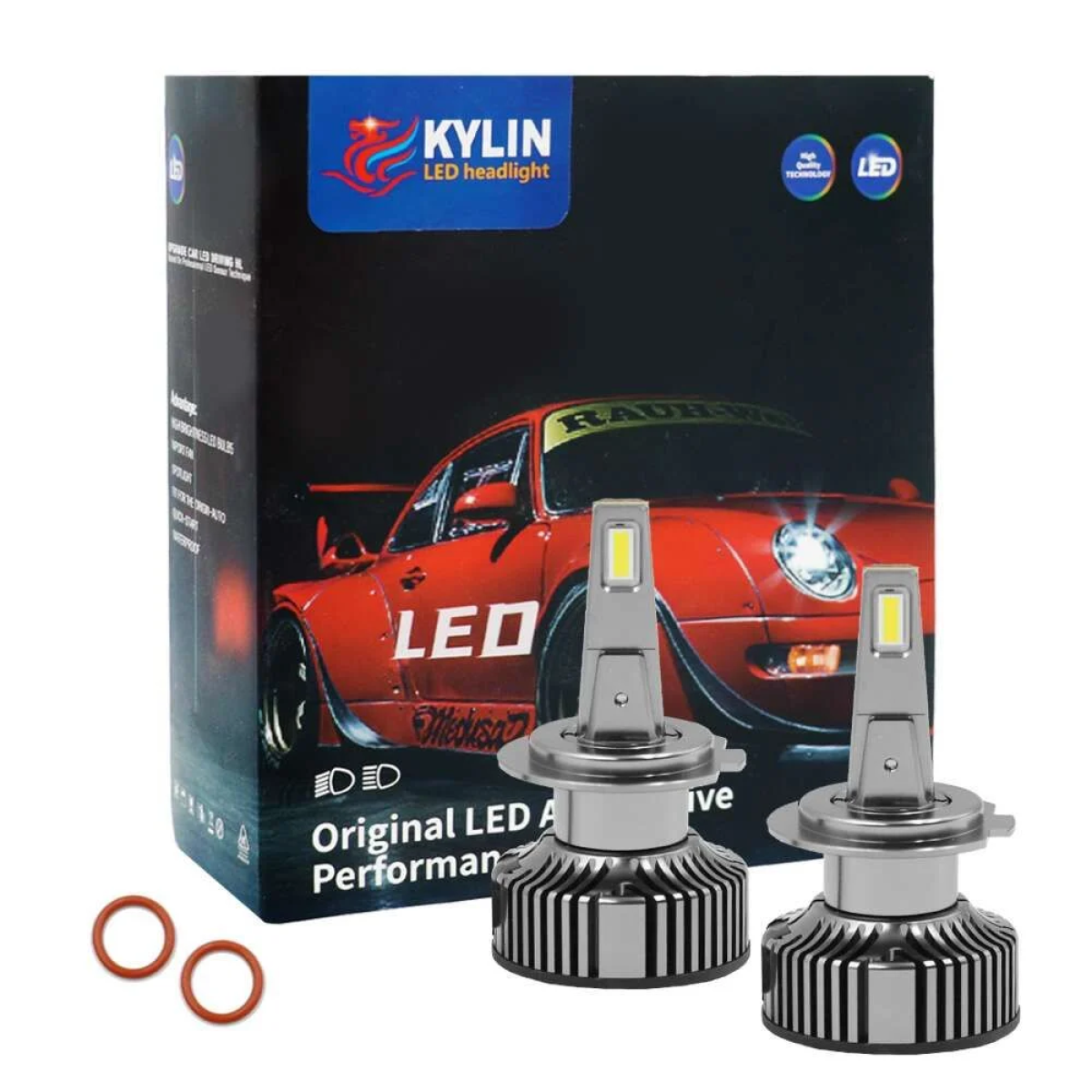 Led Λάμπες Αυτοκινήτου – Φορτηγού H7 12V-24V CANBUS 90W 6500K 8000LM 2 X 45W V13-H7