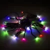 Nordic Home Λαμπάκια γιρλάντα 40 LED πολύχρωμα με μαύρο καλώδιο 3m LGT-106