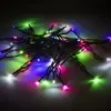 Nordic Home Λαμπάκια γιρλάντα 40 LED πολύχρωμα με μαύρο καλώδιο 5m LGT-108