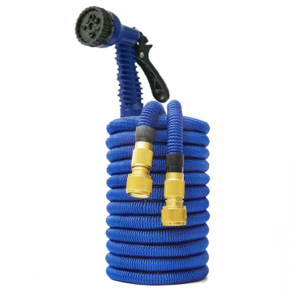 Magic Garden Hose Επεκτεινόμενο Λάστιχο Κήπου & Βεράντας 75m σε Μπλε χρώμα