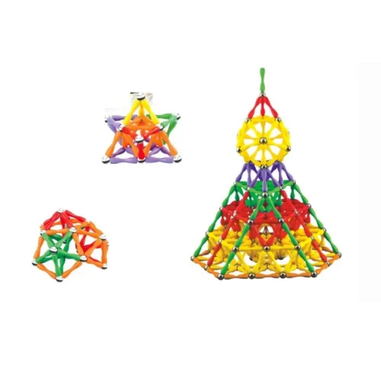 Μαγνητικά Τουβλάκια Κατασκευών 62τμχ Magnetic Construction Toy