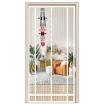Μαγνητική Σίτα Πόρτας 130x150cm Hoomei HF-6662B Λευκή