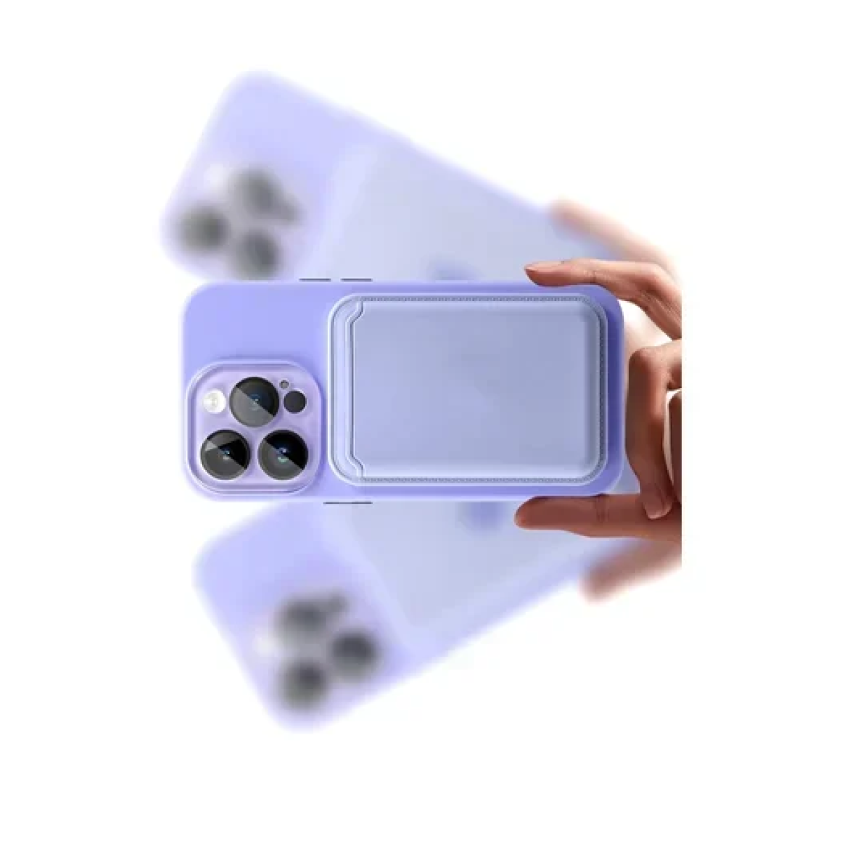MagSafe θήκη καρτών για iPhone σε μπλε χρώμα - Image 3