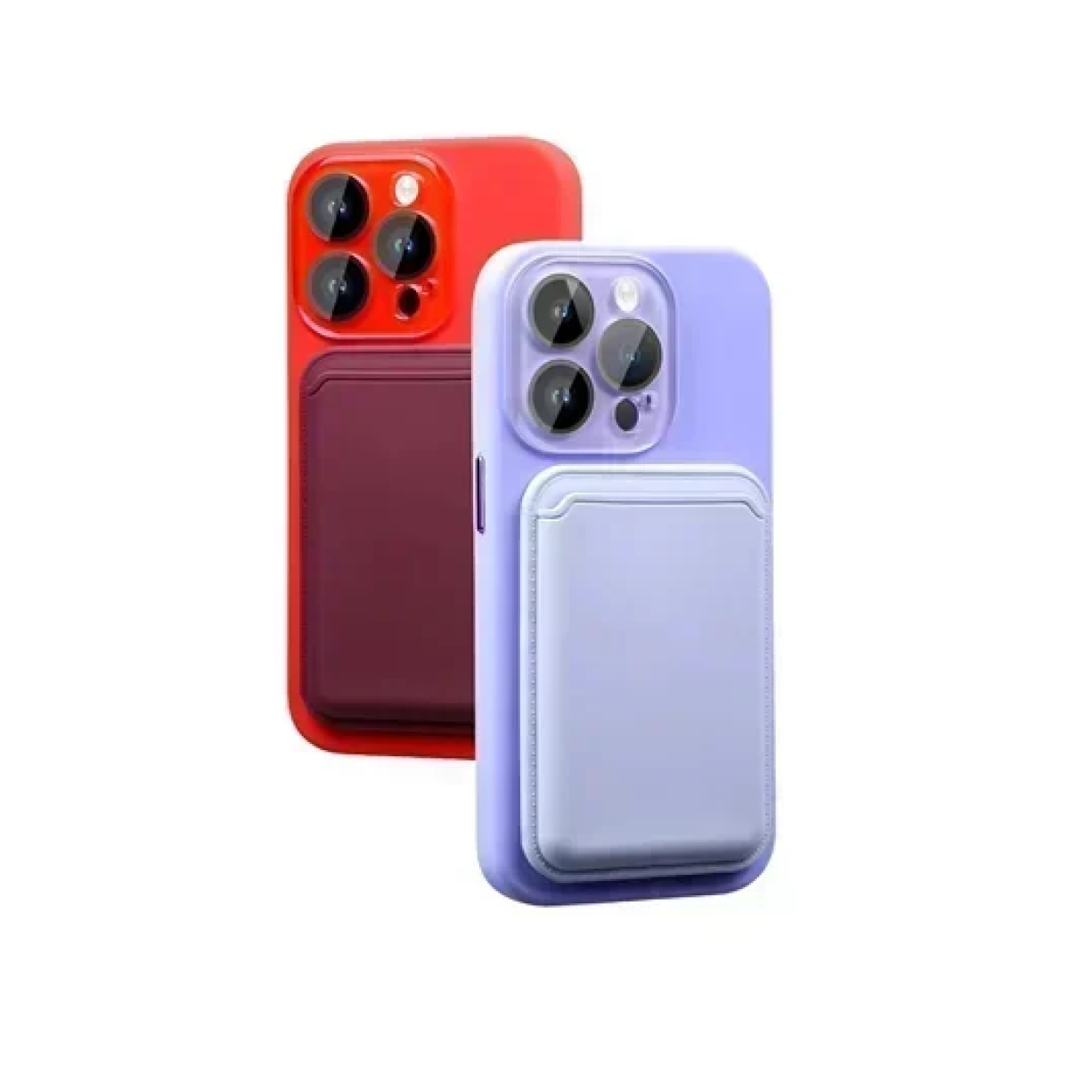 MagSafe θήκη καρτών για iPhone σε ροζ σκούρο χρώμα - Image 2