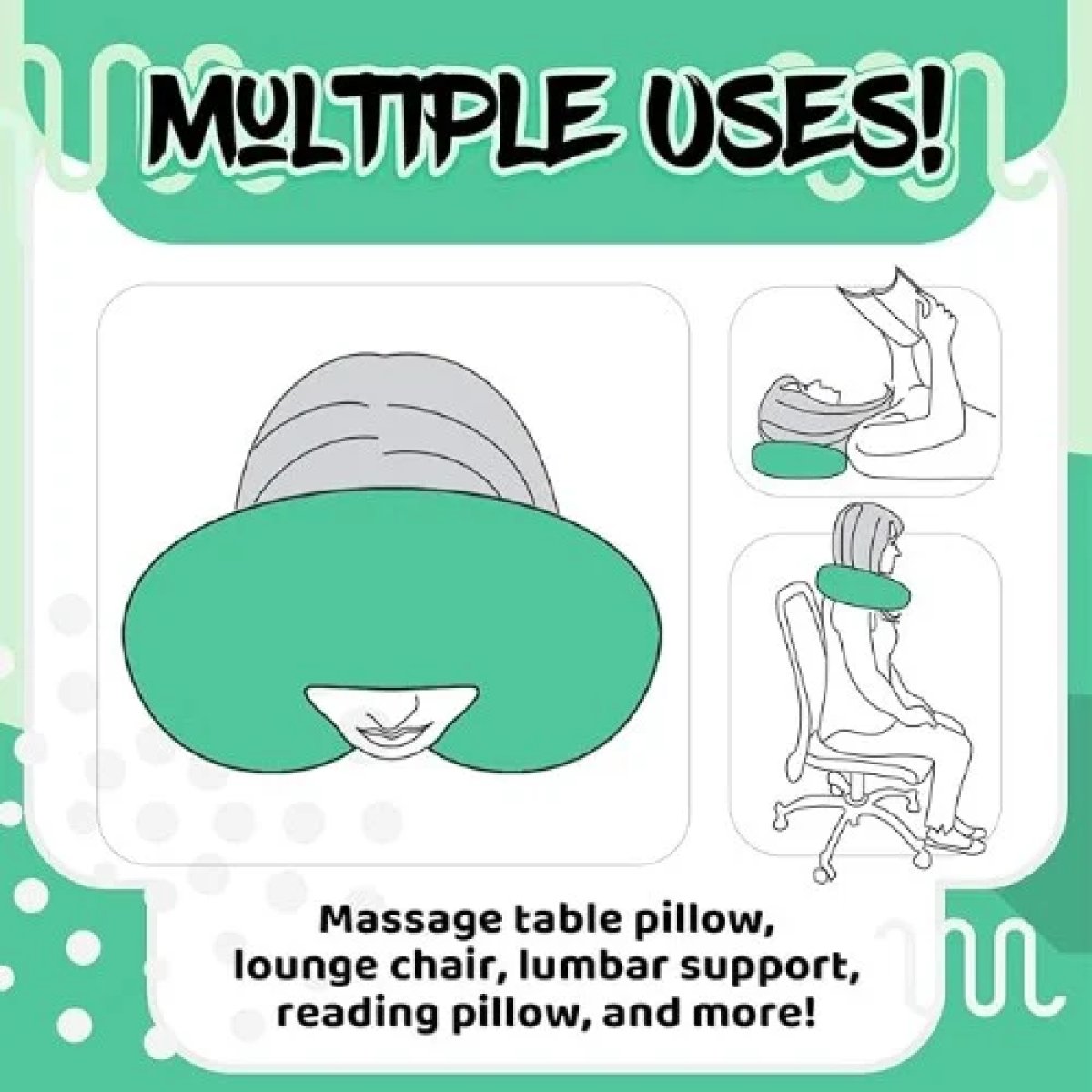 Μαξιλάρι Ταξιδιού Σε Σχήμα U 86249 Δεινοσαυράκι Πράσινο