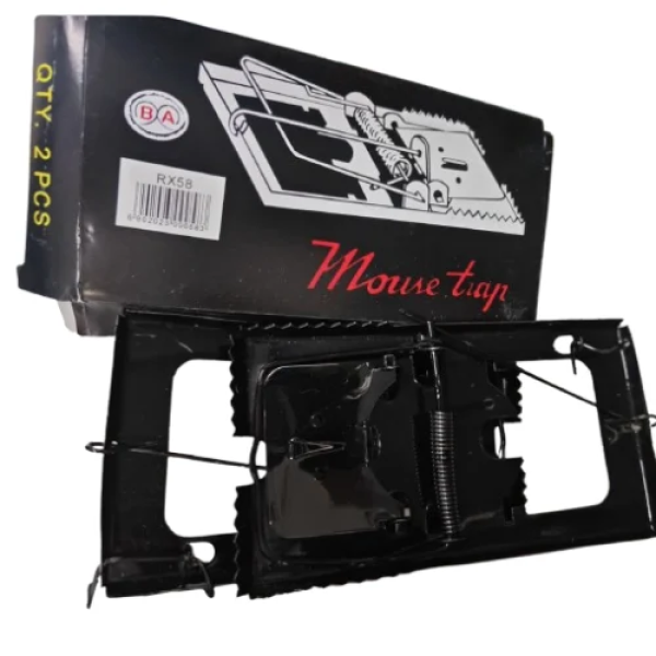 Μεταλλική Παγίδα Ποντικιών Mouse Trap RX58 Σετ 2 Τεμαχίων