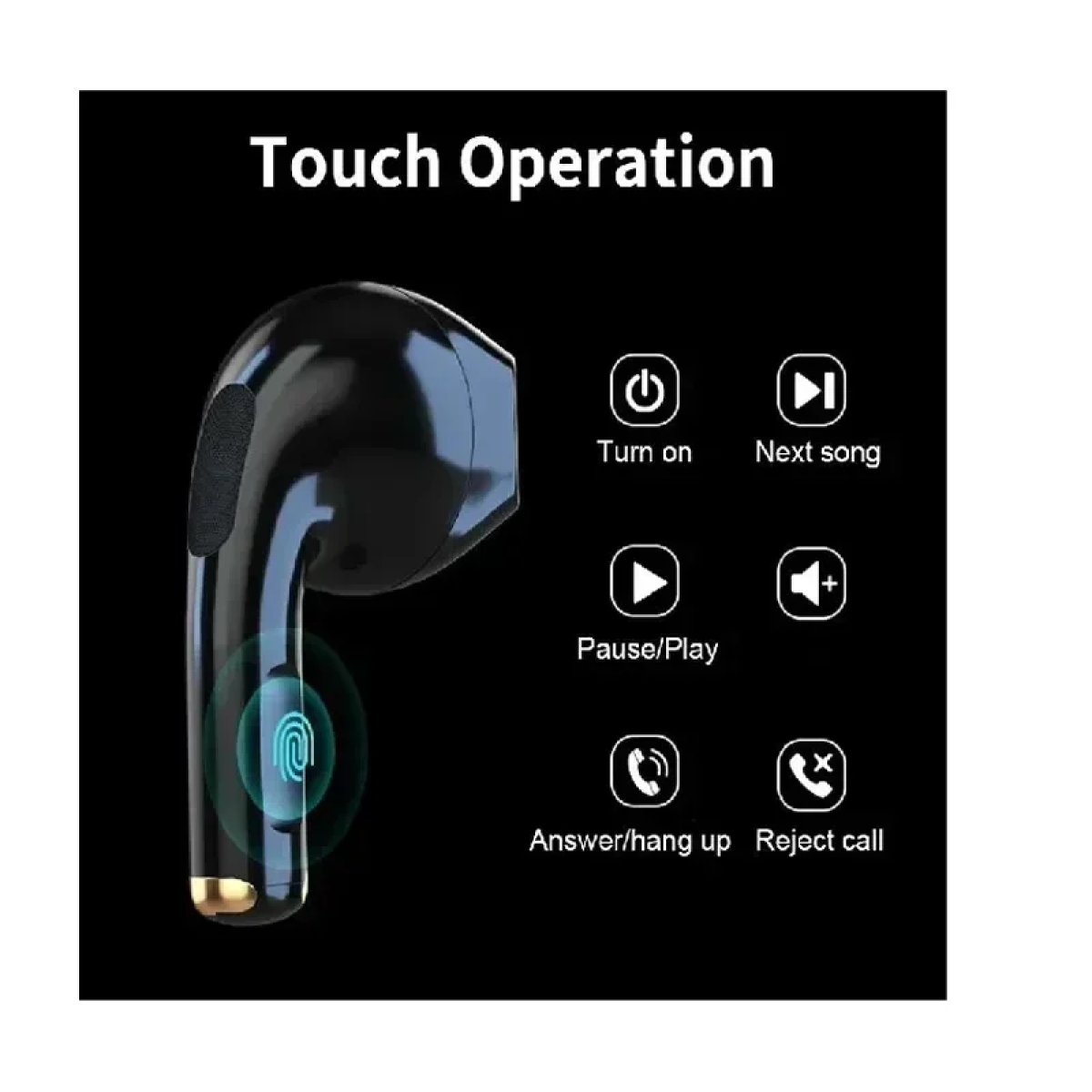 Ασύρματα Bluetooth Ακουστικά Pro 6 TWS - Image 3