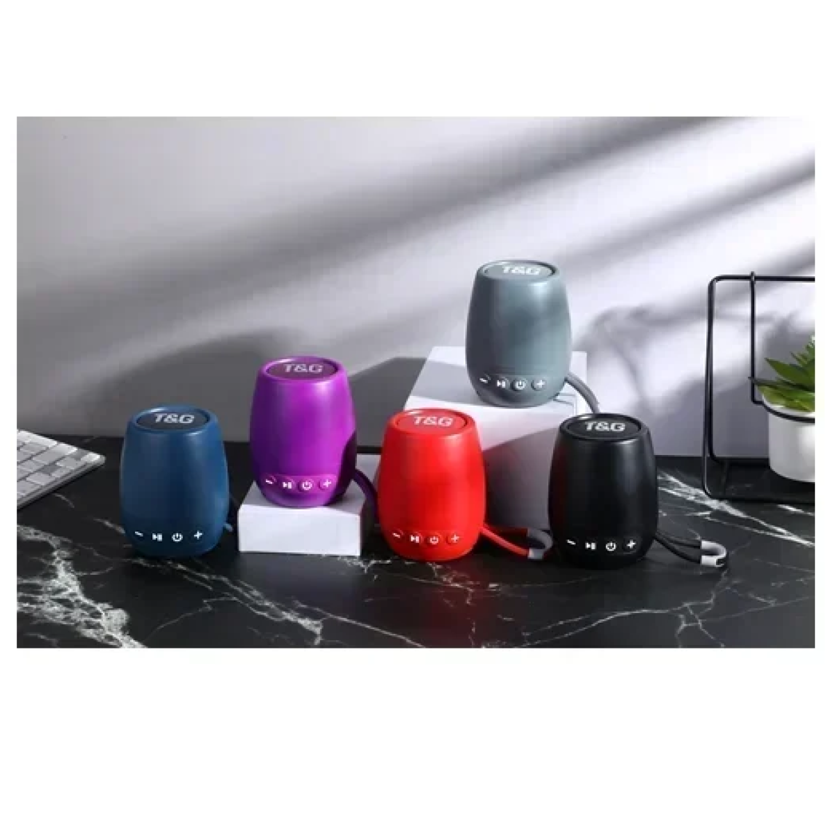 Mini φορητό ασύρματο ηχείο Bluetooth - Wireless Speaker TG-684 μαύρο - Image 2