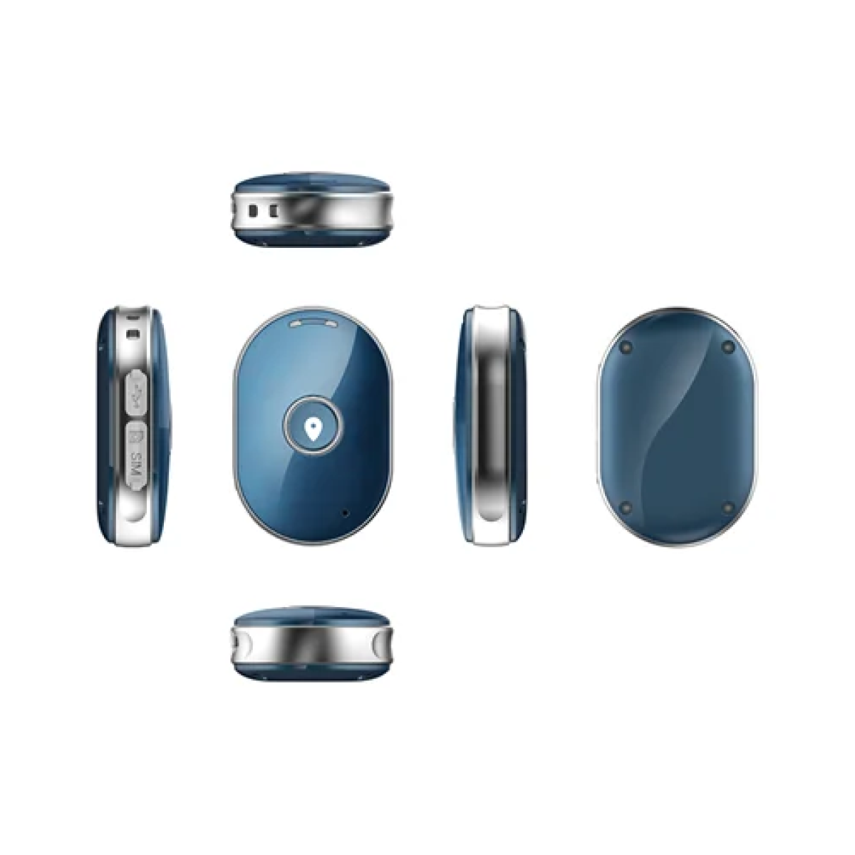 Mini GPS Tracker GSM/LBS για παιδιά/ηλικιωμένους/κατοικίδια/ορειβάτες αδιάβροχο Q60-BL μπλε - Image 2