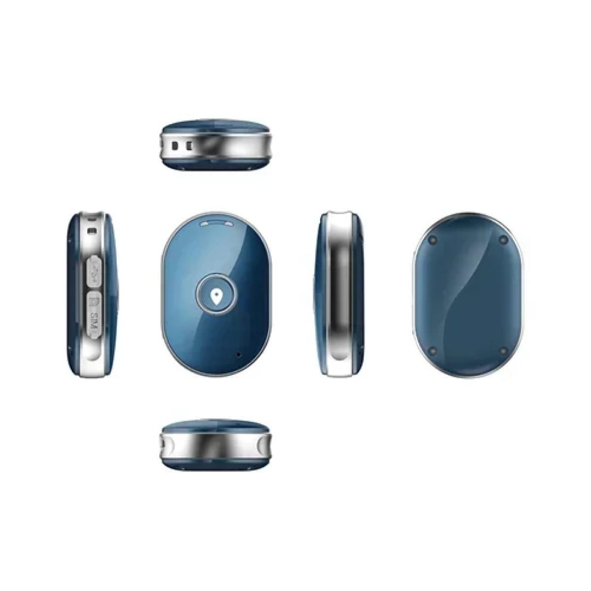 Mini GPS Tracker GSM/LBS για παιδιά/ηλικιωμένους/κατοικίδια/ορειβάτες αδιάβροχο Q60-BL λευκό - Image 2