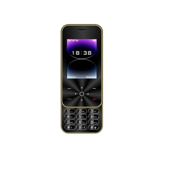 Μίνι κινητό τηλέφωνο Dual SIM A18 Pro μαύρο - χρυσό