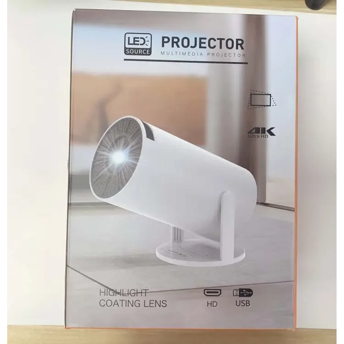 Μίνι Προβολέας 4K HD LED Android HY300 New