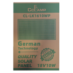 Μονοκρυσταλλικό φωτοβολταϊκό πάνελ 10W 12V Cclamp CL-LK1610WP - Image 2
