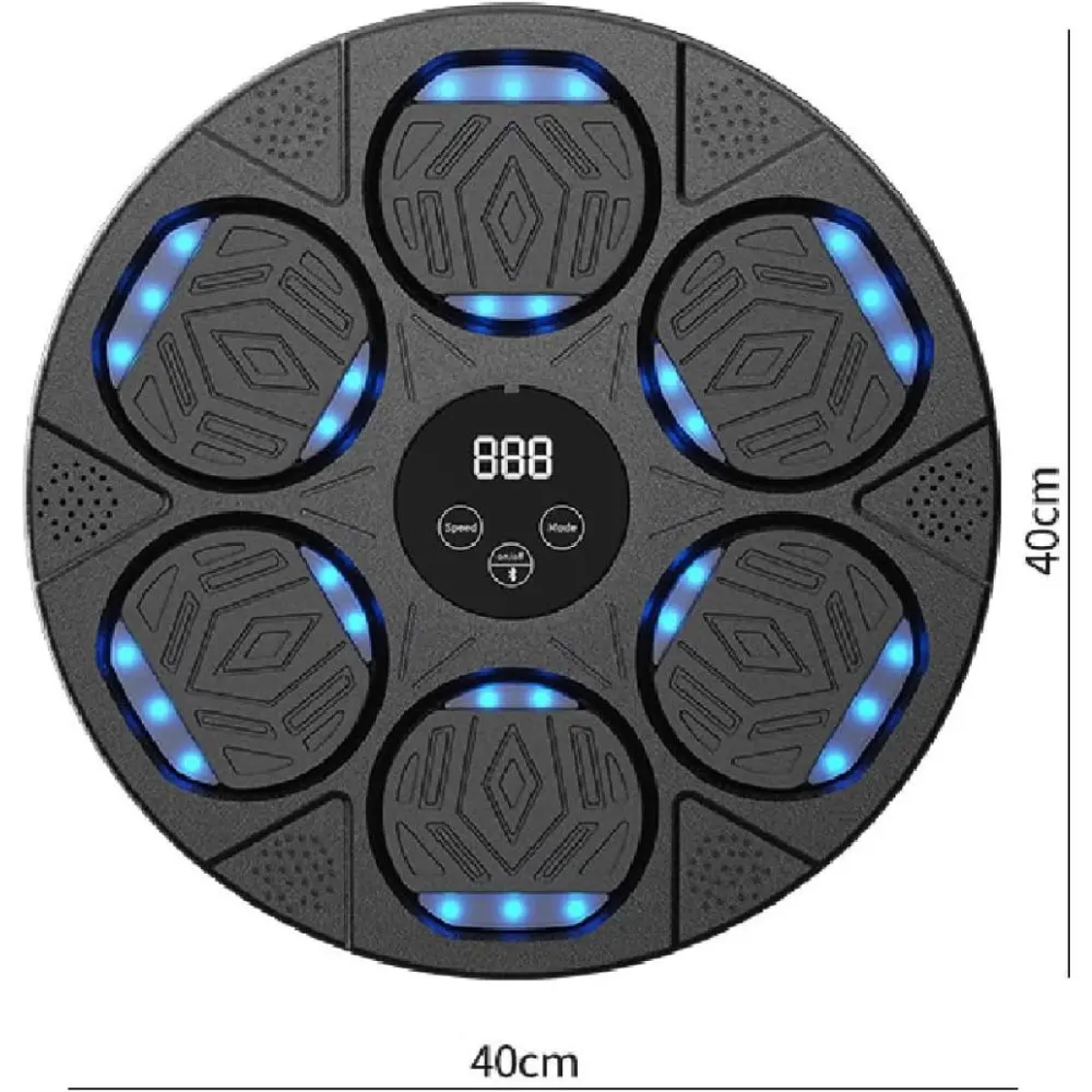 Μουσικό Ταμπλό Box με LED Φωτισμό – Μαύρο