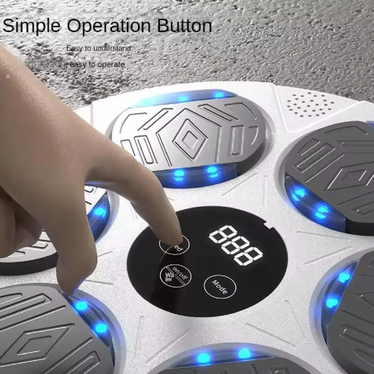 Μουσικό Ταμπλό Box με LED Φωτισμό – Μαύρο
