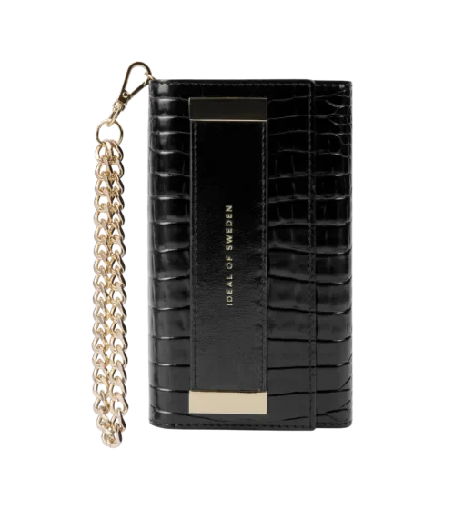 IDEAL OF SWEDEN Θήκη πορτοφόλι iPhone X/XS/11 Pro  Neo Noir Croco Studio Clutch IDSTCAW20-1958-236