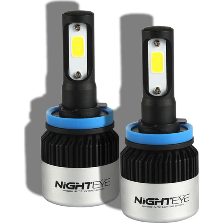 Nighteye A315-S2-H11 LED Λάμπες Αυτοκινήτου 9000LM 6500K 72W COB Σετ 2 Τεμαχίων