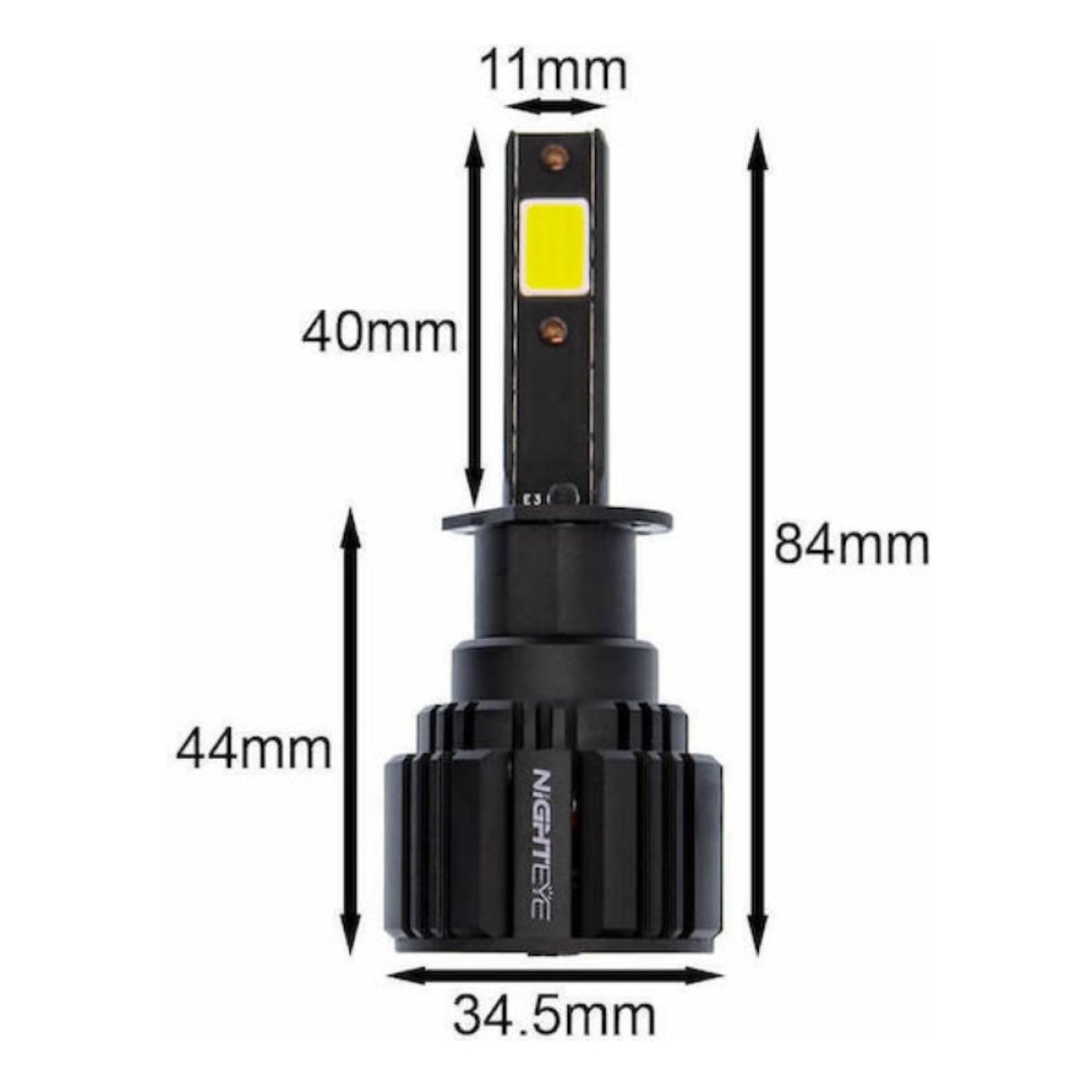 Nighteye A315-S4-H1 LED Λάμπες Αυτοκινήτου 6500K – Σετ 2 τεμαχίων