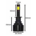 Nighteye A315-S4-H1 LED Λάμπες Αυτοκινήτου 6500K – Σετ 2 τεμαχίων