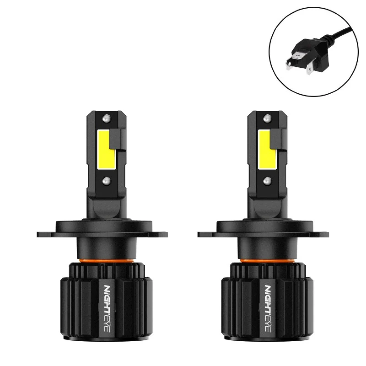 Nighteye A315-S4-H4 LED Λάμπες Αυτοκινήτου & Μοτοσικλέτας 1300lm 72W 2τμχ
