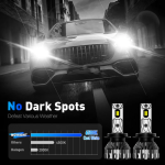 Novsight Λάμπες LED H7 33000LM 6500K 160W Σετ 2 Τεμαχίων A500-T2