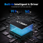 Novsight Λάμπες LED H7 33000LM 6500K 160W Σετ 2 Τεμαχίων A500-T2