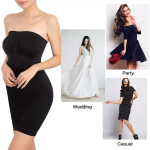 Ολόσωμο Εσώρουχο Φόρεμα που Σμιλεύει Body Slimming Tube - Μαύρο - Image 6