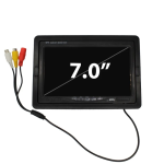 Οθόνη TFT 7" 12V με Xειριστήριο Μαύρη PERVOI CTC-592
