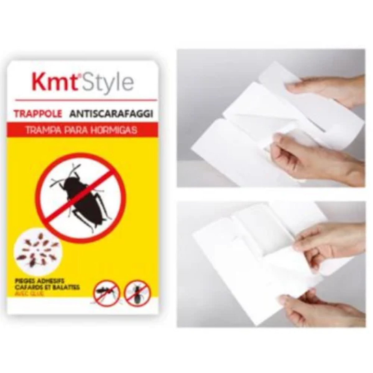 Παγίδα Κόλλας Για Κατσαρίδες 5 Τεμαχίων Kmt Style 2904186