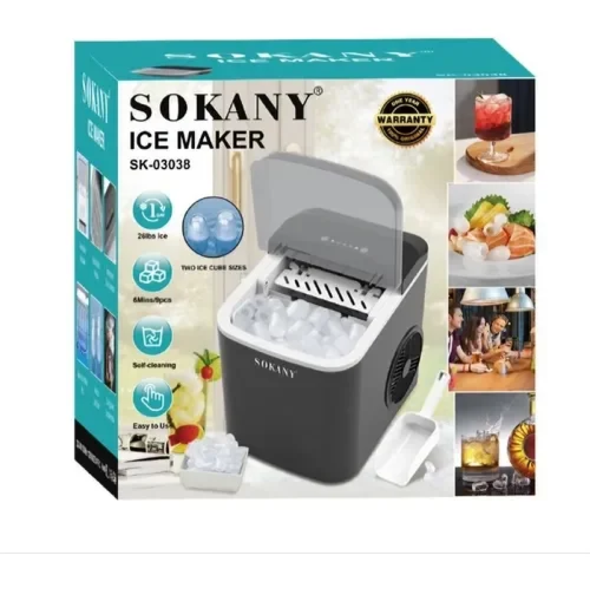 Παγομηχανή Επιτραπέζια 112W Sokany SK-03038 - Image 5