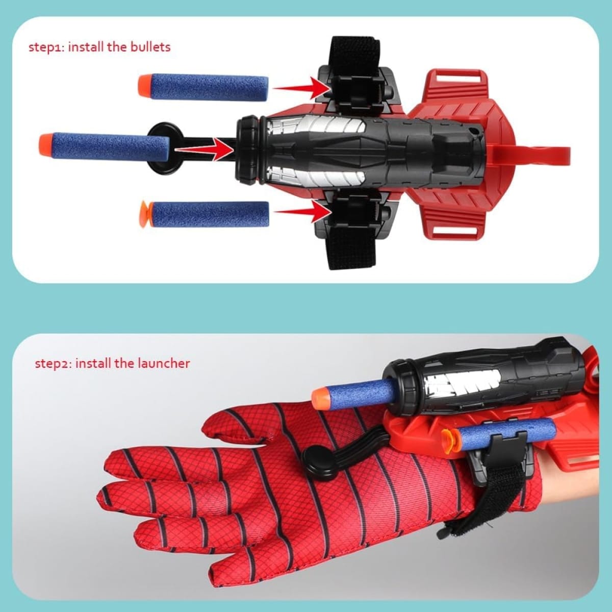 Παιχνίδι νερού - Spider Gun SDS-26978 μαύρο/κόκκινο - Image 3
